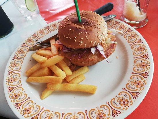 Cha-ame coffee and burger